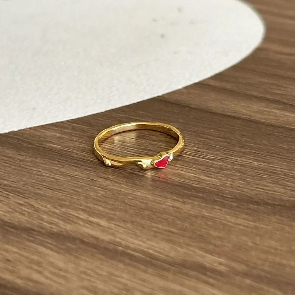Heart ring Q779 - Picture 3 of 4
